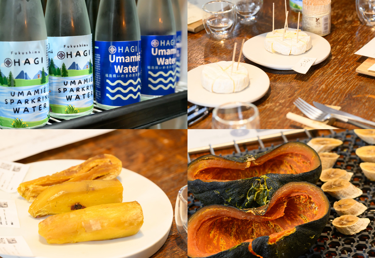 基本食材：水、チーズ、さつま芋